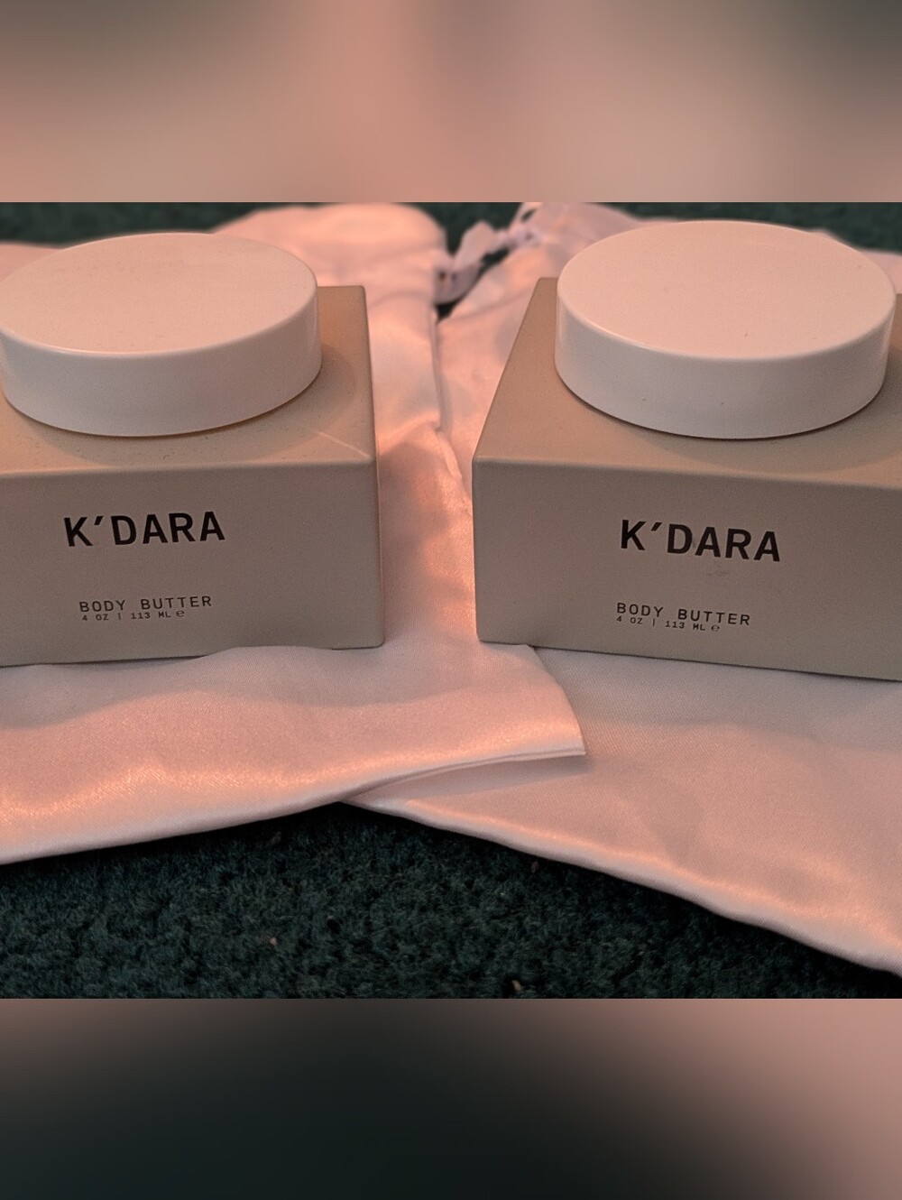 K'DARA Body Butter Pair - Lavender And Mahogany Tonka& Oud Scents
